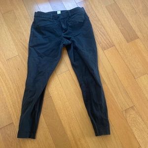 Gap black skinny stretch work pants